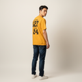 'Section 127 Row 24' Short Sleeve Tee - Gold